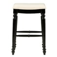 thumbnail image 3 of Linon Martha 30" Backless Bar Stool, Black, 3 of 6