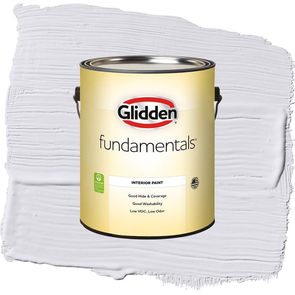 Glidden Fundamentals Violet Echo / Purple, Eggshell Interior Paint, 1 Gallon