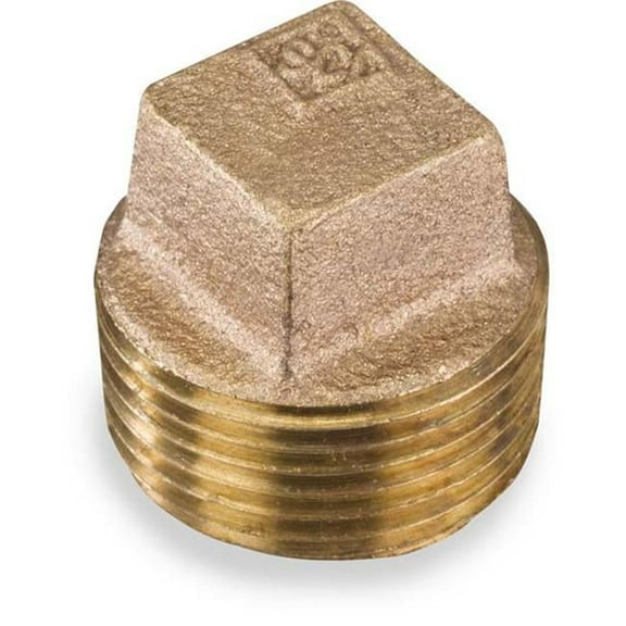 1.25 in. No. 125 Square Head Plug, Bronze