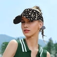 thumbnail image 4 of KLL Sport Sun Visor Hats Ball Caps Empty Top Baseball Sun Cap for Men Women-Daisy, 4 of 6