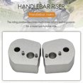 thumbnail image 5 of WOLF PEOPLE Motorcycle Handlebar Riser for FJR1300 FJR 1300 2006-2019 Silver Motorcycle Accessories, 5 of 5