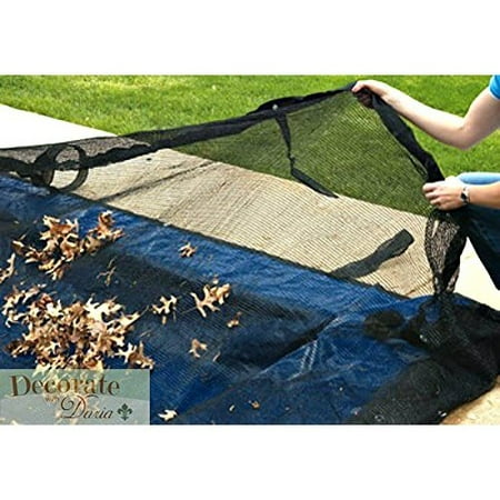 Leaf Net 20' x 44' Inground Pool Debris Trap Mesh Cover Rectangle Ultra Armor Maxx 4 Foot Overlap 3 Year