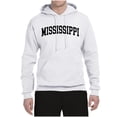 thumbnail image 2 of Wild Bobby State of Mississippi College Style Unisex Hoodie Sweatshirt, 2 of 6