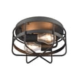 thumbnail image 4 of Elk Home 10-Inch Wide Gael Flush Mount, Transitional, Matte Black, 4 of 4