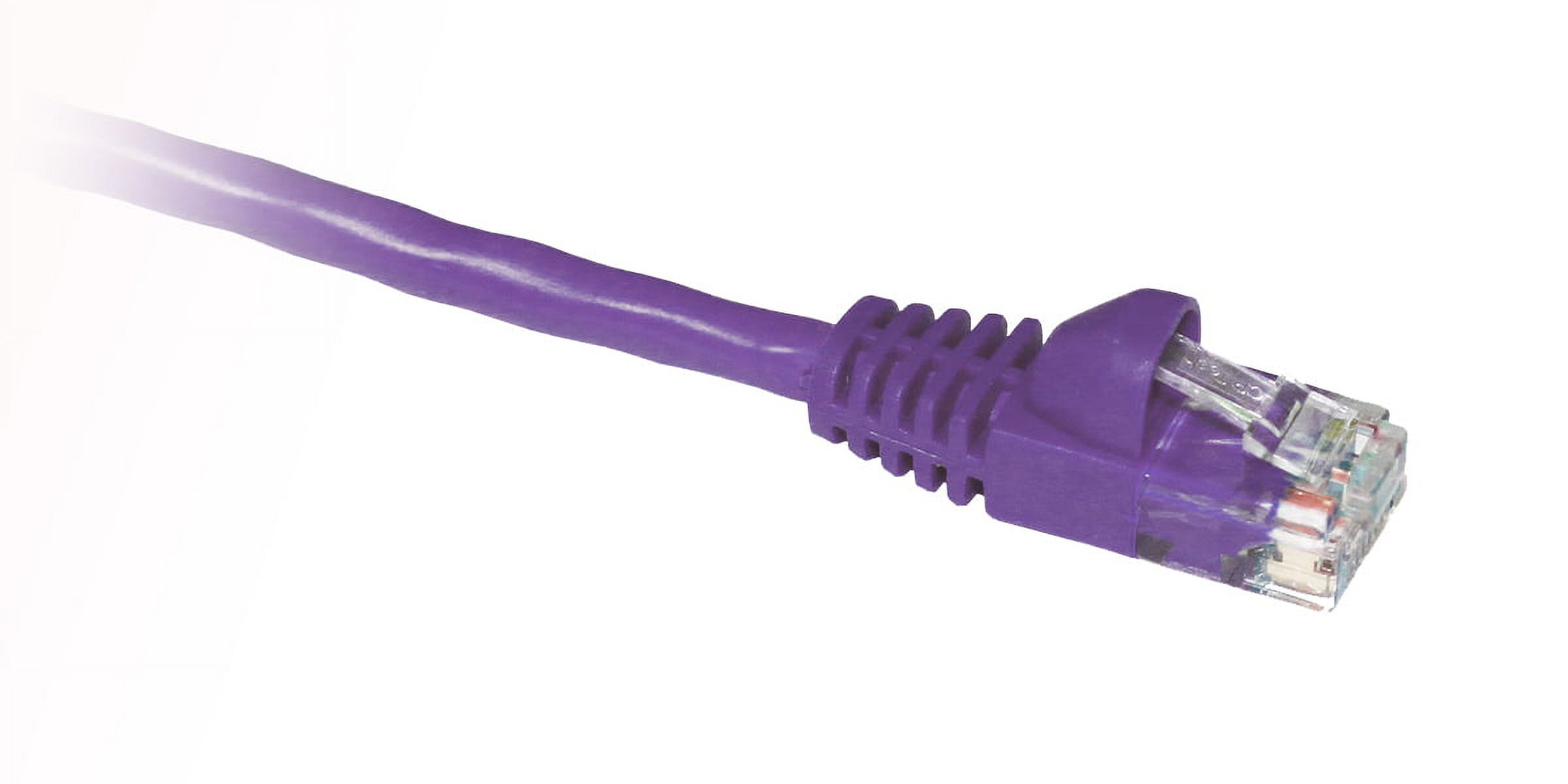 ClearLinks 75FT Cat. 5E 350MHZ Purple Molded Snagless Patch Cable - image 2 of 2