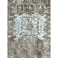 thumbnail image 6 of EORC Ivory / COPPER Hand Knotted Wool Transitional Heriz  Rug, 7' x 9', 6 of 7