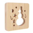 thumbnail image 2 of Lámpara 3D De Madera, Lámpara De Luz Nocturna Con Diseño De Muñeco De Nieve, Ahorro De Energía Para Bar ANGGREK JJ1217, 2 of 8