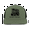 Loden/Black, variant on Men's Embroidered Mesh Back Trucker Hat - Thank A Farmer, American Flag & Tractor Design, Loden/Black