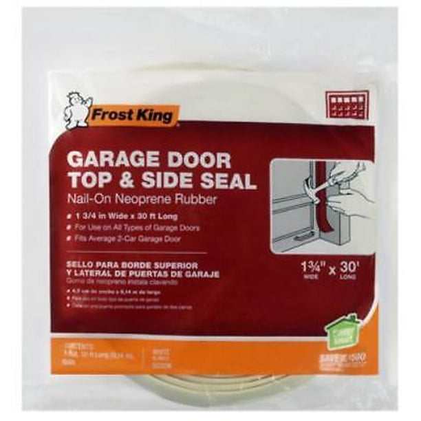 30 Vinyl Strip White Garage Door Weather Seal Extruded Vinyl Only One Walmart Com Walmart Com