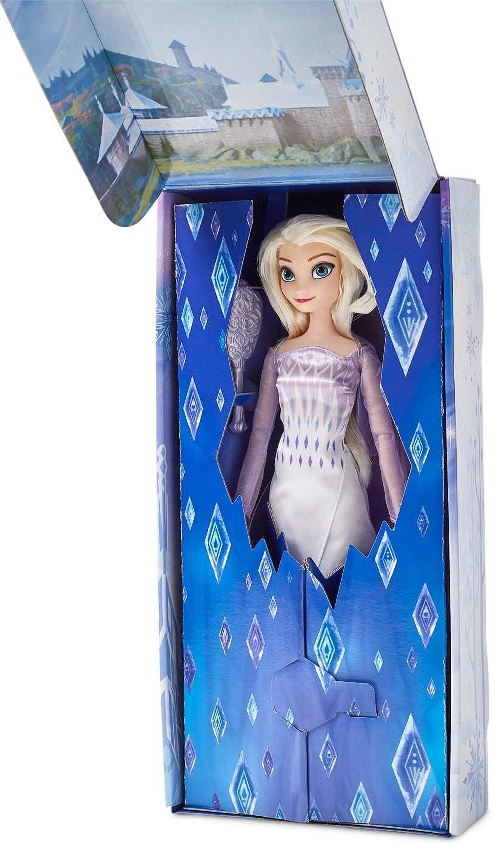 Disney Poseable Elsa Doll Plastic and Polyester Frozen