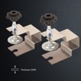 thumbnail image 3 of Ygjytge Fijador Frontal Cajón Clips en Forma G 64 Mm / 54 Mm / 73 Mm para Carpintería (2 Piezas 54 Mm), 3 of 8