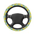 thumbnail image 3 of Naloa Lemon Elastic Steering Wheel Cover, Auto Steering Wheel Cover – 15 Inch , Comfortable Grip, Fit Suvs,Vans Cars,Trucks, 3 of 8