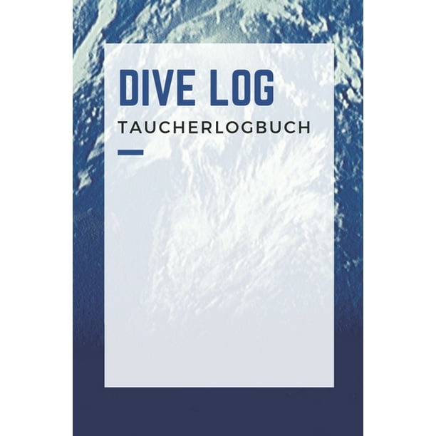 Dive Log Taucherlogbuch Tauchlogbuch Logbook Logbuch A5 für Taucher