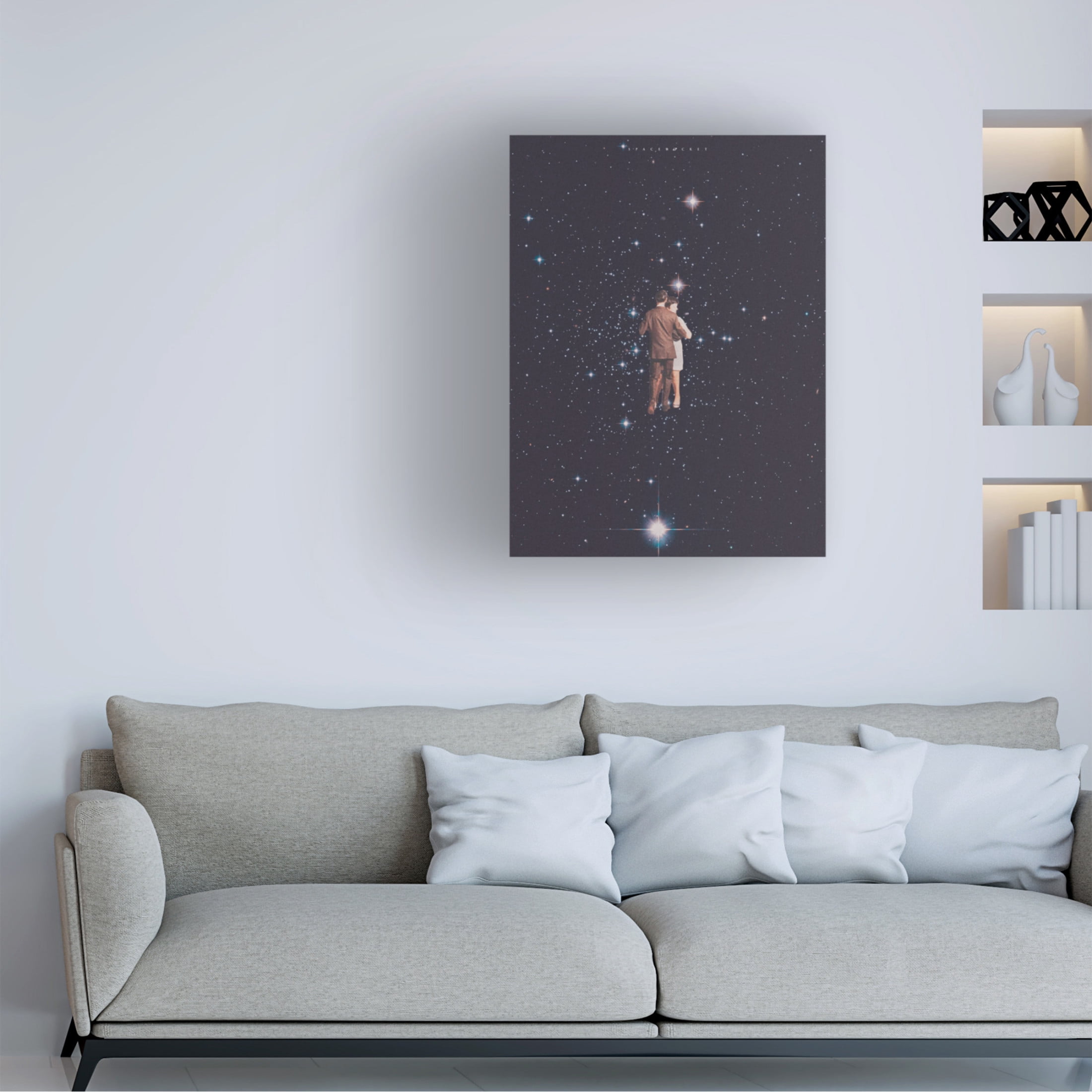Trademark Fine Art spacerocket art 571 Canvas Wall Art