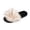 Beige, variant on Womens Faux Fur Sliders Slippers Spring Summer Slip On Slides Fashion Flat Soft Open Toe Fluffy Sandals Indoor Outdoor