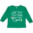 thumbnail image 3 of Inktastic Dance Like Frosty, Shine Like Rudolph, Give Like Santa Boys or Girls Long Sleeve Toddler T-Shirt, 3 of 5
