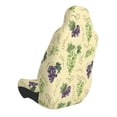 thumbnail image 2 of Wukai Green And Purple Grapes Full Set Car Seat Covers with Soft Padding Universal Auto Front Seats Protector and Cushion Mat, 2 of 5