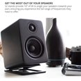 thumbnail image 4 of S2 Desktop Speaker Stands for Small Speakers, Black, 4 of 5