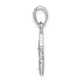 thumbnail image 2 of White Sterling Silver Charm Pendant Themed Flat Back 22 mm 11, 2 of 4