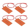 thumbnail image 3 of Silicone Heating Pad Set, 4PCS Excellent Dielectric Strength Multifunctional Flexible Heater Mat  For Industrial Pipelines And Tanks, 3 of 8