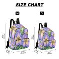 thumbnail image 3 of JIALIOU Mini Backpack Purse for Women Quilted Casual Daypack Small Travel Shoulder Bag, Pencil Drawing Flower, 3 of 7