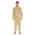 thumbnail image 2 of Corgi Pattern Dog Adult onesie Pajamas, Crystal Velvet Ultra Soft Warm Jumpsuit for Men and Women, 2 of 7