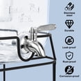 thumbnail image 3 of Dispensador de bebidas de vidrio DD&HAPP de 7,6 L con soporte e infusor, 3 of 6