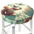 thumbnail image 3 of KLL Forest squirrel surreal Round Bar Chair Cushion Cover 13 inch ,Bar Stool Protector with Elastic, Soft Washable, 3 of 6