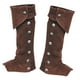 thumbnail image 2 of Botas de pirata de Halloween para hombre Botas de pirata de cuero esmerilado Cubierta de zapatos Traje medieval retro de lujo , marrón Salvador Cubrebotas Pirata, 2 of 8