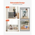 thumbnail image 6 of KFFKFF Retractable Baby Gate, 34-inch Height, Expands up to 55-inch Width, Safety Gate for Children or Pets, Durable Mesh Design, Simple Installation for Stairs, Doorways, Hallways, and Play Areas, 6 of 9