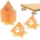 thumbnail image 3 of Paquete de 10 soportes perforados para pintura de carpintería, soportes piramidales, soporte triangular de plástico rojo, 3 of 5