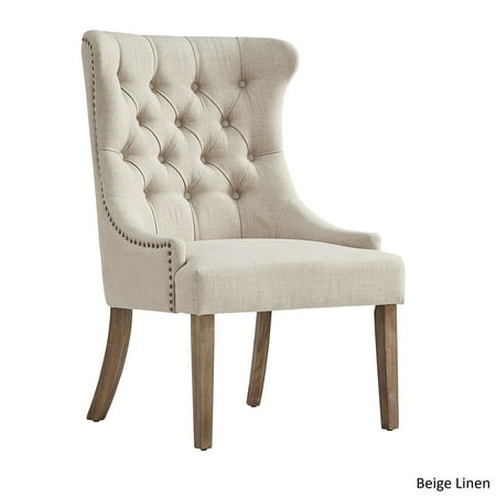iNSPIRE Q Kimpton Upholstered Button Tufted Wingback Chair by  Artisan
