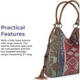 thumbnail image 4 of Sagefinds Natrona Tapestry Bag | Southwestern Pattern | Lined Interior Pockets | Double Handles 21", 4 of 6
