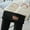 Black, variant on LINGLANG Fleece-Lined Leggings For Women Tights Tight Solid Trousers Thick Velvet Wool Thick Thermal Winter Warm Workout Yoga Pants