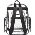 thumbnail image 5 of MyGift Clear PVC Transparent Heavy Duty School Backpack, 5 of 5