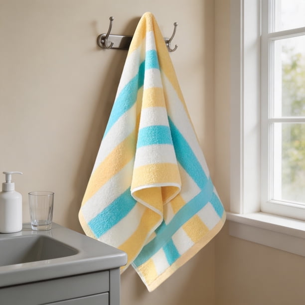 Toallas faciales 100% algodón para adultos, absorbentes, suaves, de secado rápido, 30x60 cm, suaves con la piel, uso doméstico, sin pelusa, reutilizables, cómodas.