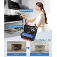 thumbnail image 3 of Máquina de limpieza a vapor de alta presión, vaporizador multiusos portátil, sin tanque con 5 tipos de cepillo for el baño del coche de la cocina del hogar(110V-1700W), 3 of 5