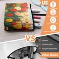 thumbnail image 3 of Makeup Bag Small Toilet Cosmetic Bags Travel Makeup Case Waterproof for Women Girls 6.7X9.45inches - Gorgeous Tulip - Filled Field, 3 of 7
