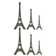 thumbnail image 1 of TABLETREANDS 6Ud Adorno Torre Eiffel Metal Oscuro Para Decorar Hogar, Oficina Y Cafeterías, 1 of 8