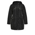 thumbnail image 4 of Evans Women's Plus Size Lightweight Padded Coat, 4 of 5