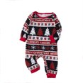 thumbnail image 3 of Odeerbi Reduced Christmas Pajamas For Family Matching Outfits Fashionable Print European And American Suit, 3 of 6