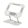 thumbnail image 4 of Bunblic Adjustable Laptop Holder Notebook Desk Mount Easy to Carry & Store Ventilated Laptop Riser Rotation Reading Stand for Travel White, 4 of 8