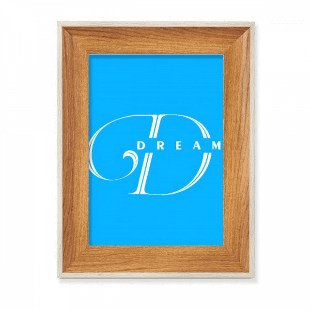 Dream Drink Letters Desktop Wooden Photo Frame Display Picture Art Painting Multiple Sets