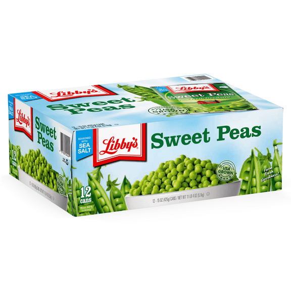 (12 Cans) Libby's Sweet Peas, 15 oz