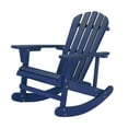 thumbnail image 4 of Glavbiku Rocking Adirondack Chair,Outdoor Patio Furniture for Garden,Blue,Adult, 4 of 9