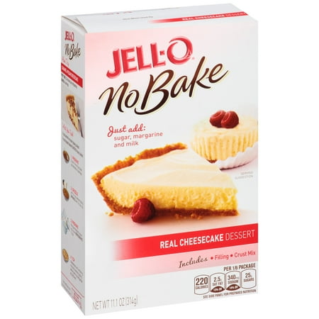cheesecake bake jell oz desserts real walmart