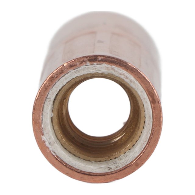 Buses de Soudage en Cuivre Premium MIG, Modèle 21-62, Orifice de 5/8 Pouce, 100L, Compatible avec Torche Tweco Mini/1, Design Durable et Résistant à la Chaleur, Ensemble de 2