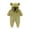 Green, variant on Winter Baby Clothes Keep Warm Fleece Thick Onesie Cute Ear Hooded Jumpsuits Newborn Boys Girls Romper Kids Coats Jackets (Yellow,0-3 Months)
