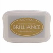 Angle View: Archival Brilliant Pearlescent Olive