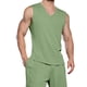 thumbnail image 1 of pstuiky Camisetas sin mangas para hombre, Traje deportivo y de ocio de manga corta con cuello redondo para hombre. Camisas de hombre xxl, 1 of 6